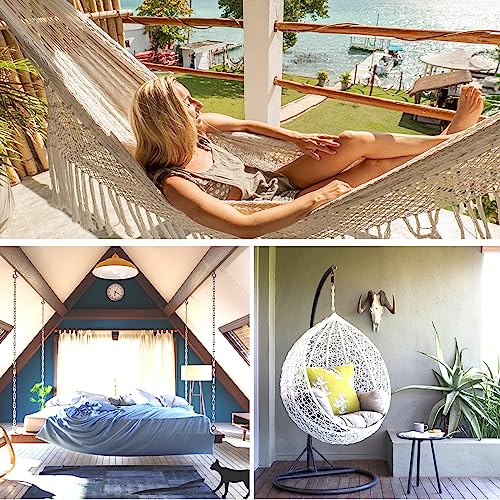 Caidmos Carabiner Clips, 2Pcs 4 Inch Stainless Steel Carabiner Heavy Duty, Large Spring Snap Caribiner, Locking Climbing Carabiners Clips For Gym, Plant Hanging, Outdoor Camping. 770 Lbs. #TOP5