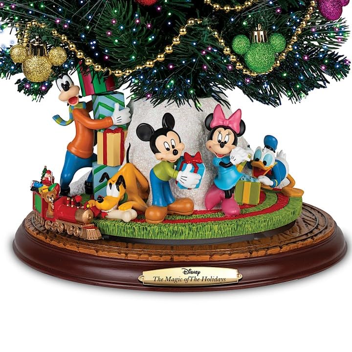 Amazon.co.jp: Bradford Exchange ディズニー 卓上クリスマスツリー