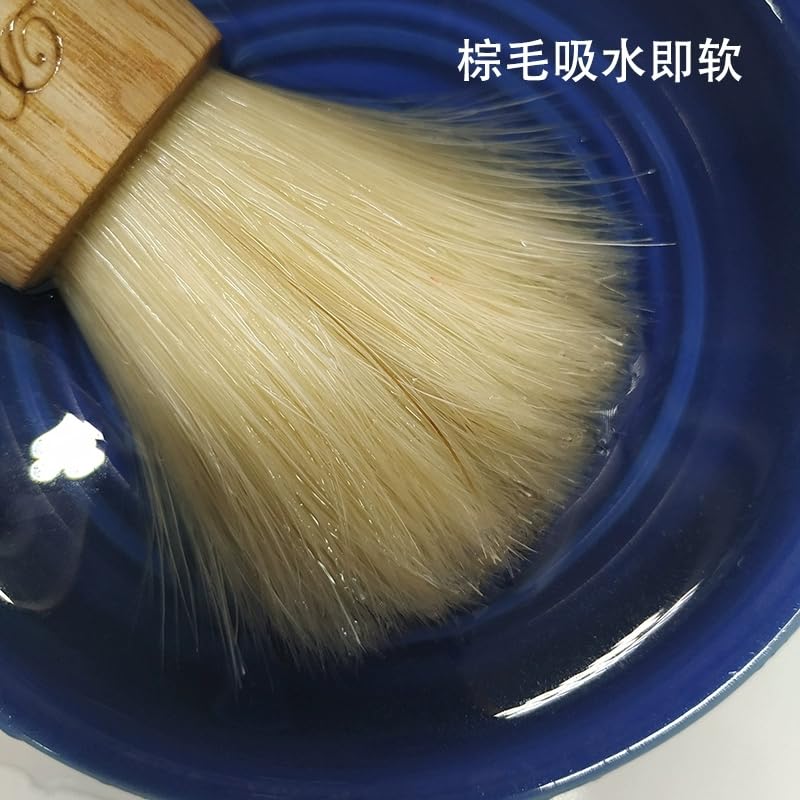 break in Boar Bristle Hair Shaving Brush for Men 26mm Soft and Good Backbone Hair Knot with wooden Handle