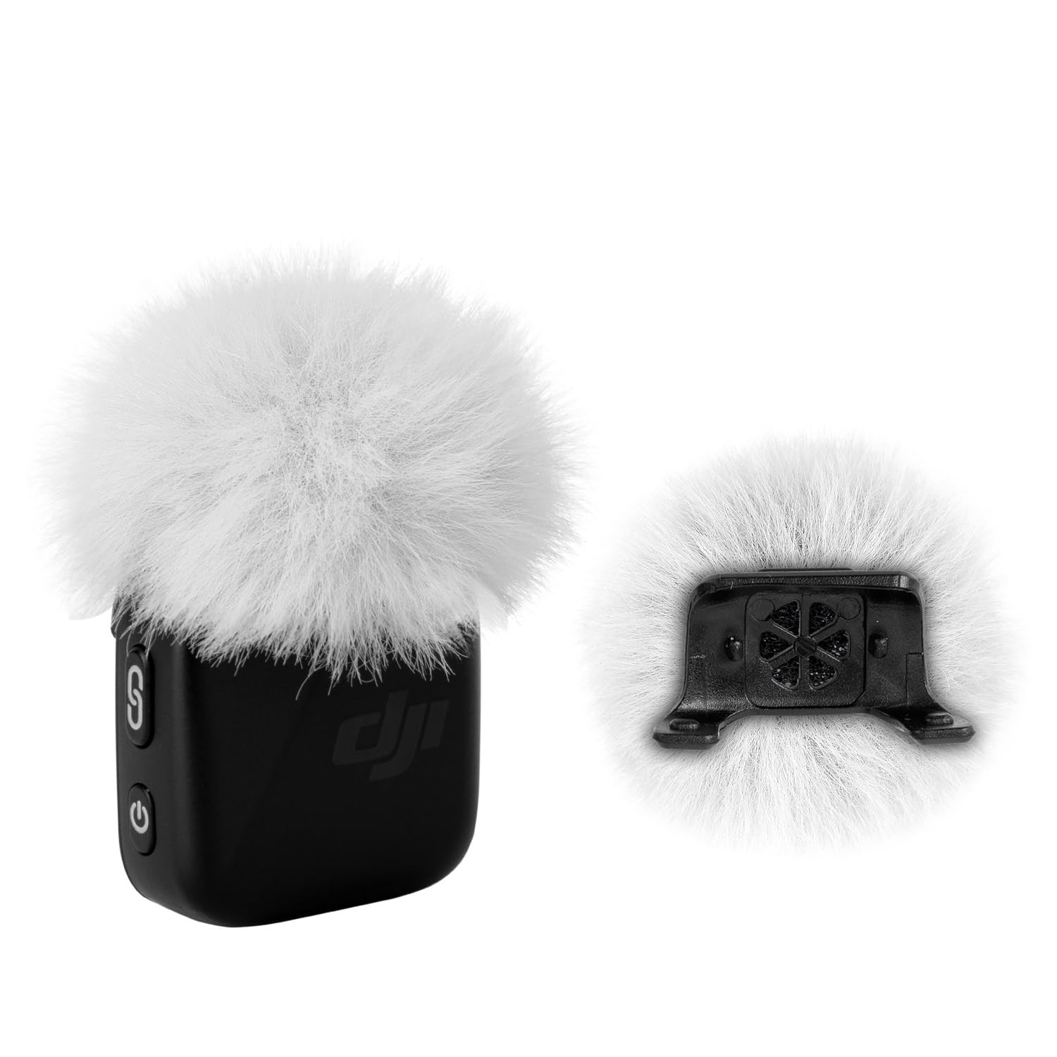 Housses Anti-vent Fourrure Pour Micro Sans Fil DJI - Lot De 4, Réduction Bruit Du Vent, Protection Poussière Et Salive