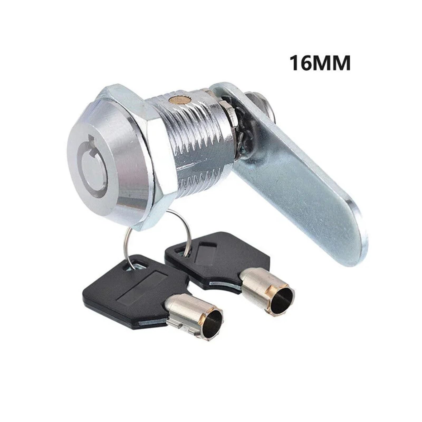 Serrures de sécurité pour boîtes aux lettres Serrures D'armoire 5 Ensembles 16-30mm Avec 2 Clés for Casier De Boîte Aux Lettres À Tiroirs(16mm)