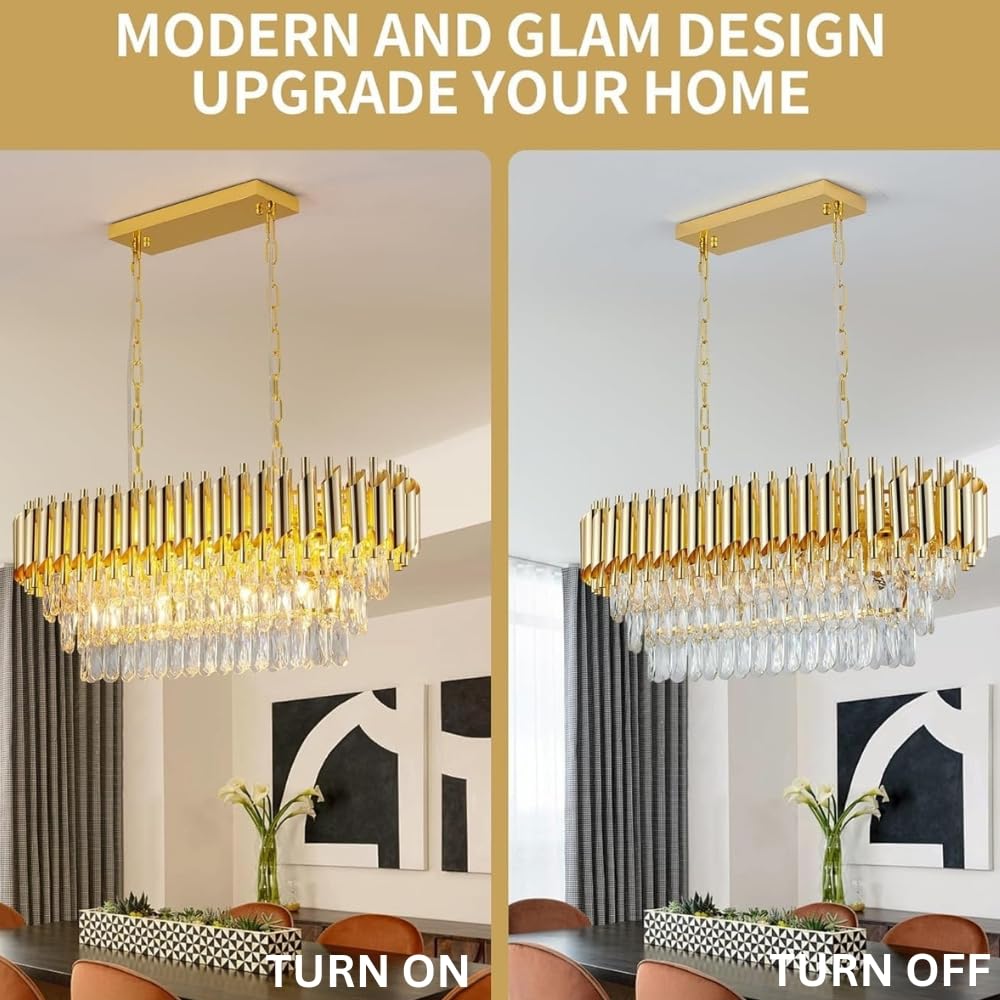 Desidiya Crystal Chandelier - Luxury Lighting -3