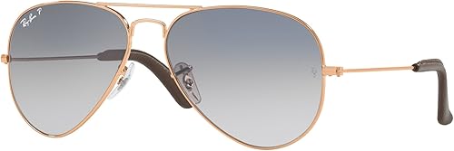 Vista 138 de Ray-Ban Rb3025 Classic Aviator - Lentes de sol clásicos de aviador Polarizado dorado/verde