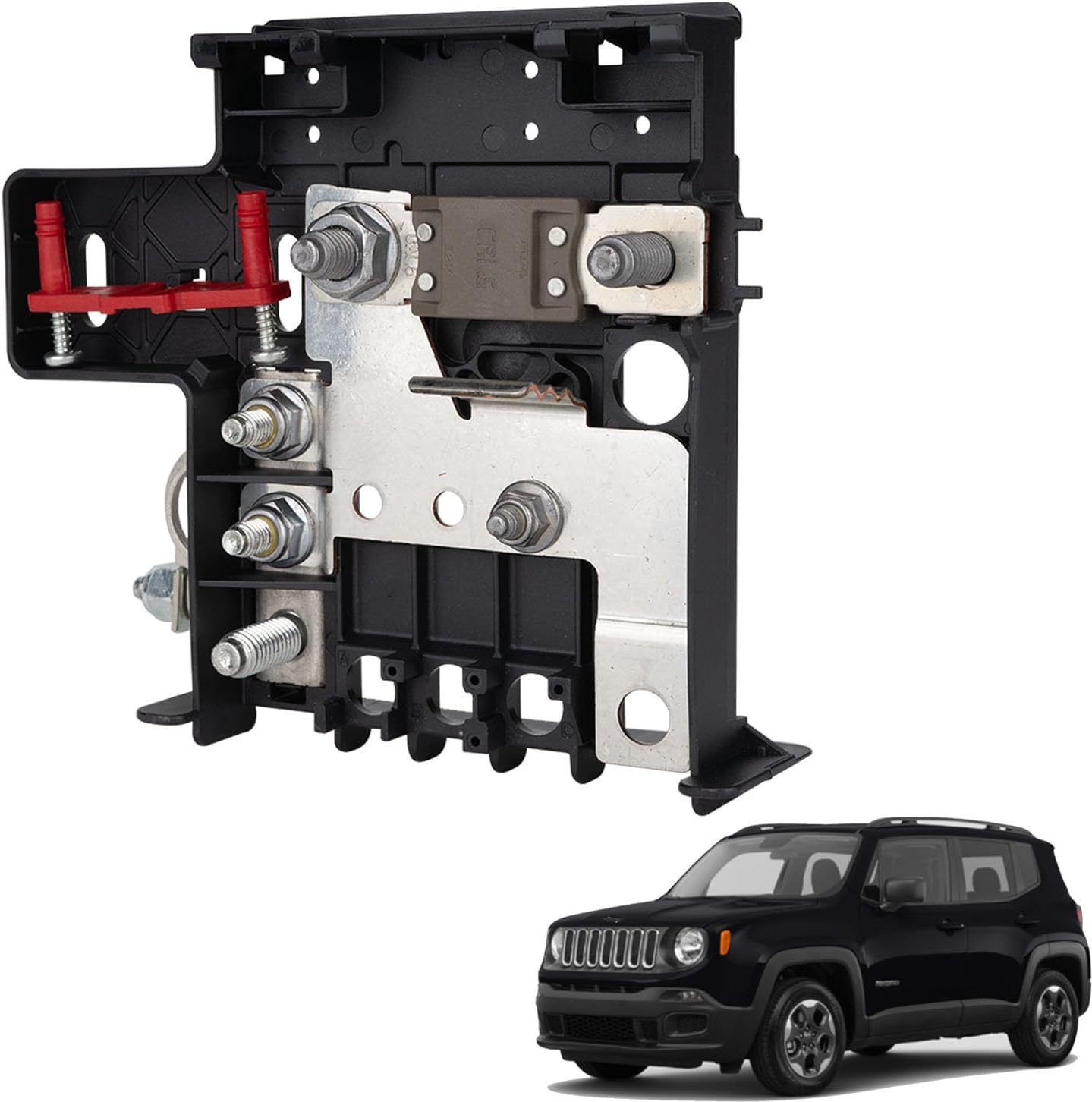 Battery Stabilization Control Unit Module Fit for Jeep Renegade 2015-2021; for Fiat 500X 2016-2018 i4 engine Battery Control Unit Terminal OE# 68256605AA