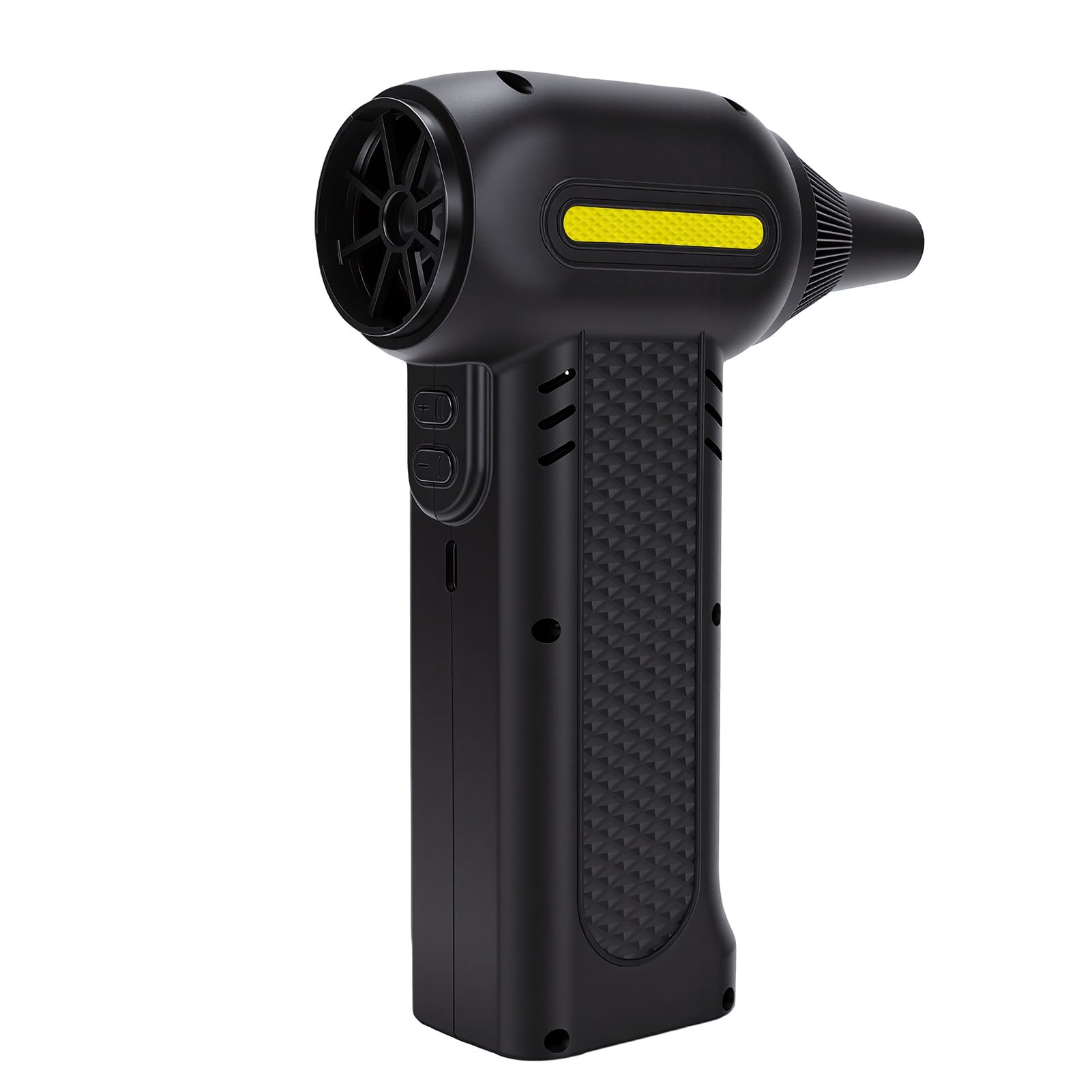 Qcwwy Dépoussiéreur sans Fil pour Neige, Souffleur D'air Portable (BLACK)