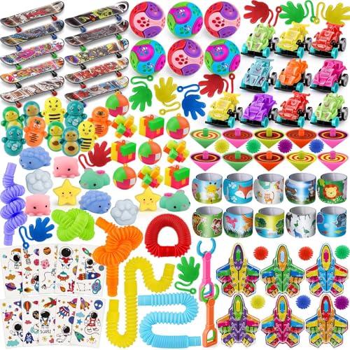 nicknack Relleno Piñata Infantil, 120 Piezas Juguetes de Fiesta a Granel, Party Favores Juguetes para Niñas Niños, Relleno Piñata Cumpleaños Infantil
