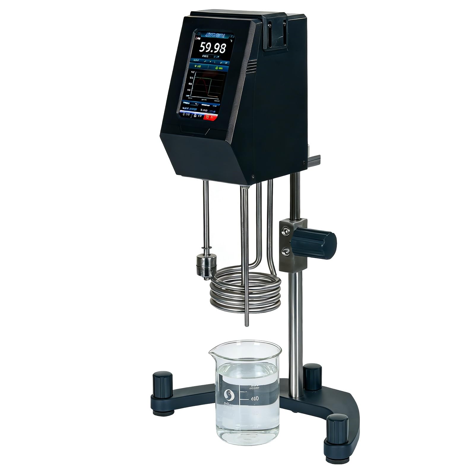 Agitatore elettrico da 30 l, velocità regolabile 260-2300 giri/min, corsa di sollevamento 185 mm, miscelatore industriale da laboratorio con galleggiante, per alimenti, vernice, cosmetici, uso in