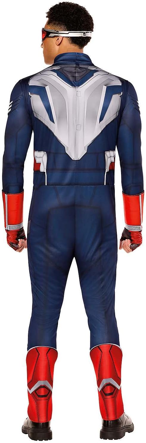 Spirit Halloween Captain America: Brave New World Adult Captain America Costume, Officially Licensed Outfit