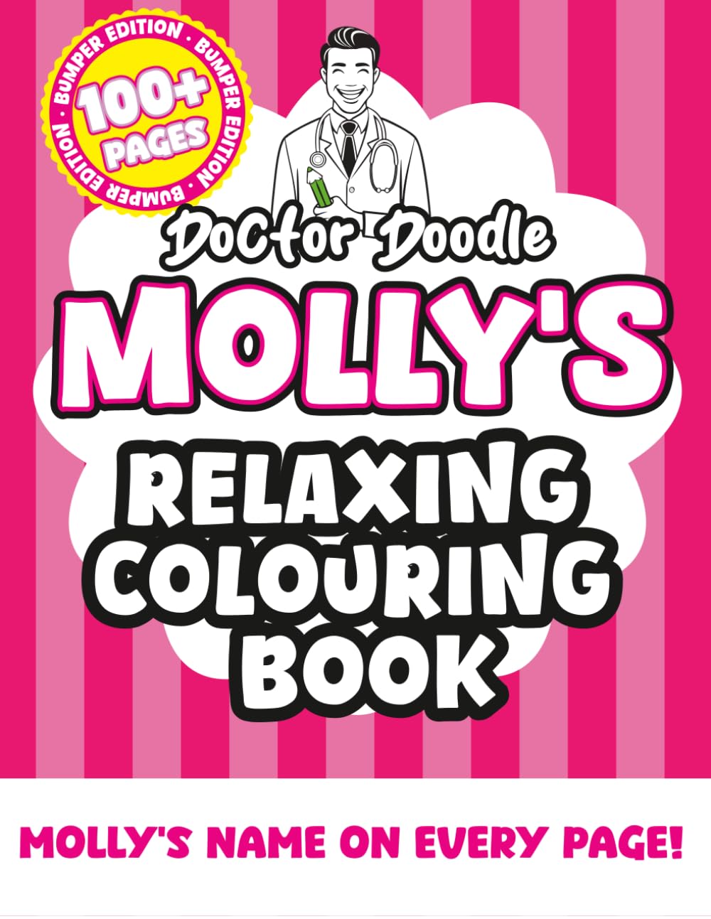 Molly's Relaxing Colouring Book: Relaxing Patterns and Illustrations for All Ages (Relaxing personalised colouring books)