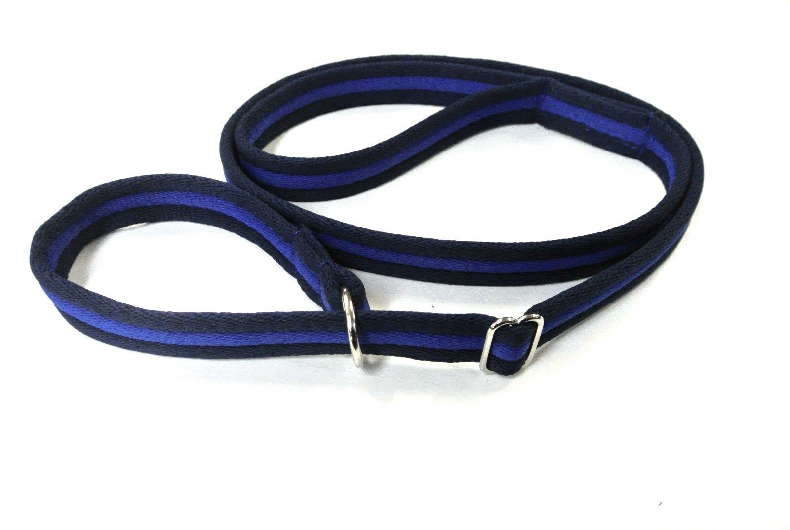 Dog Slip Lead Training Walking Leash 60" Long Obedience Slip On Dog Lead Soft Comfortable Air Webbing In (Navy/Royal Blue, 25mm) โ image 1