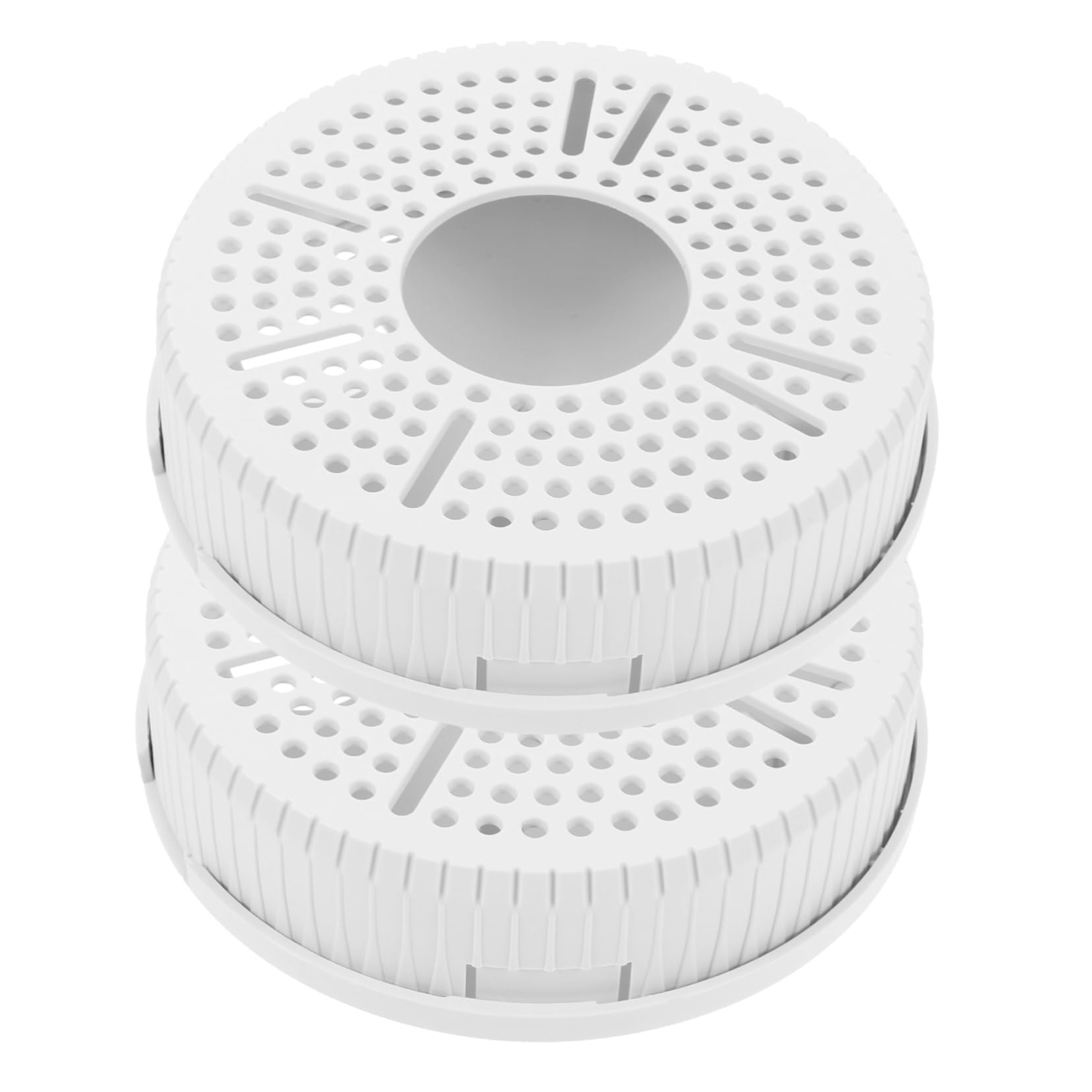 OSALADI 2Pcs Outdoor Dome Storage Box for Ceiling Mounting Space Wire Organizer for Security Camera and Speaker Bracket Use