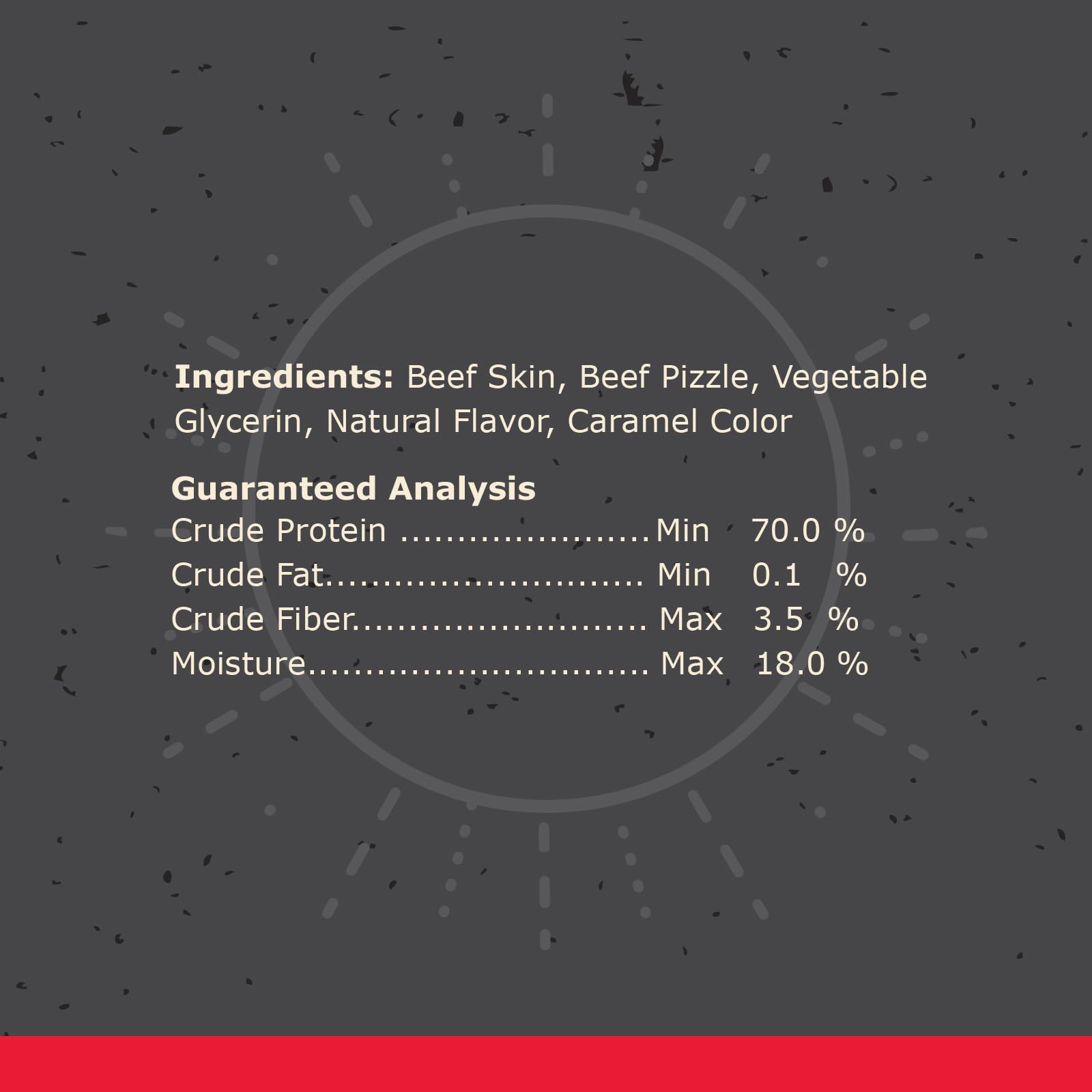 Canine Naturals Naturalna wołowina i byk paluszki do żucia o długiej żywotności, bez zapachu, z wysoką zawartością białka, fakty Bully | 4 duże patyczki