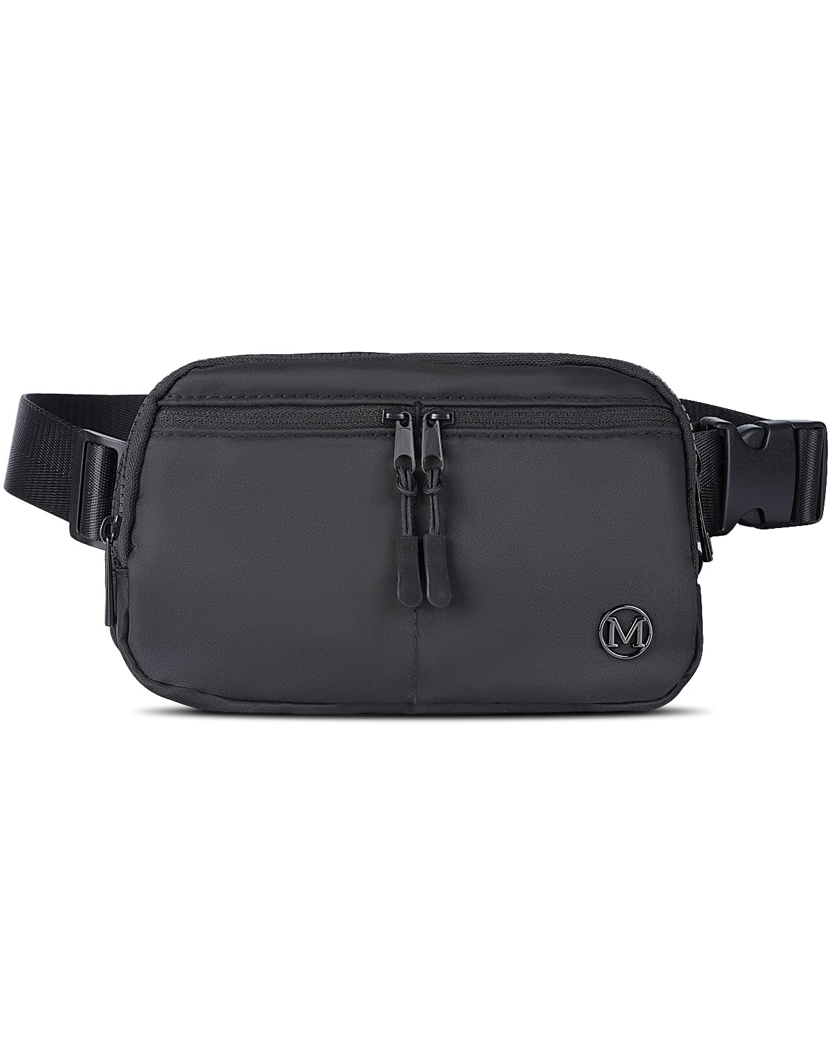 mokzer Fanny Pack 2L Cross Body Belt Bag for Women Men, Crossbody Bags,Fashion Waist Packs,Waist Bag with Adjustable Strap,5-Zipper Pockets Waterproof