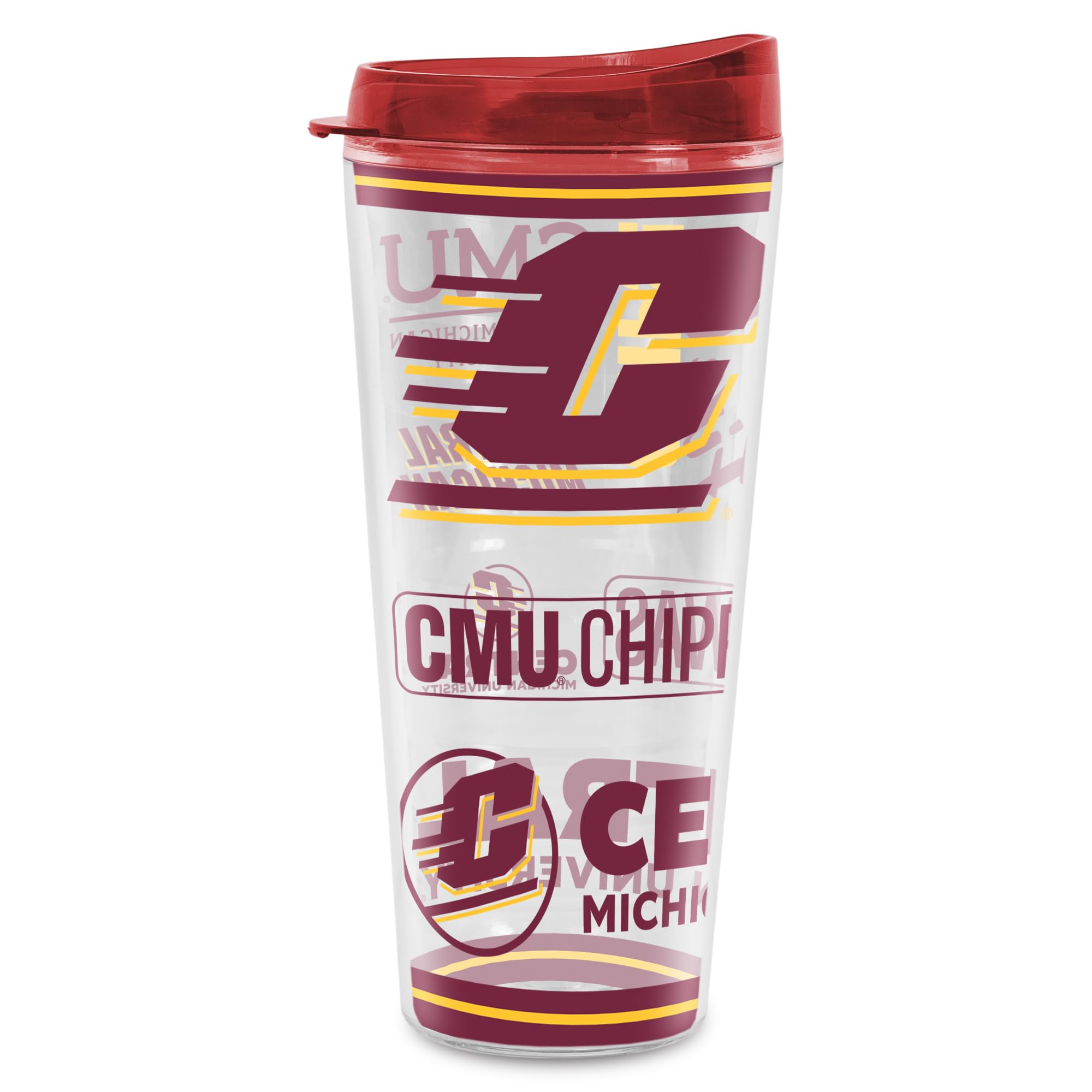 Rico Industries NCAA College Double Wall Mayhem 16oz Or 20oz Tritan Tumbler W Lid