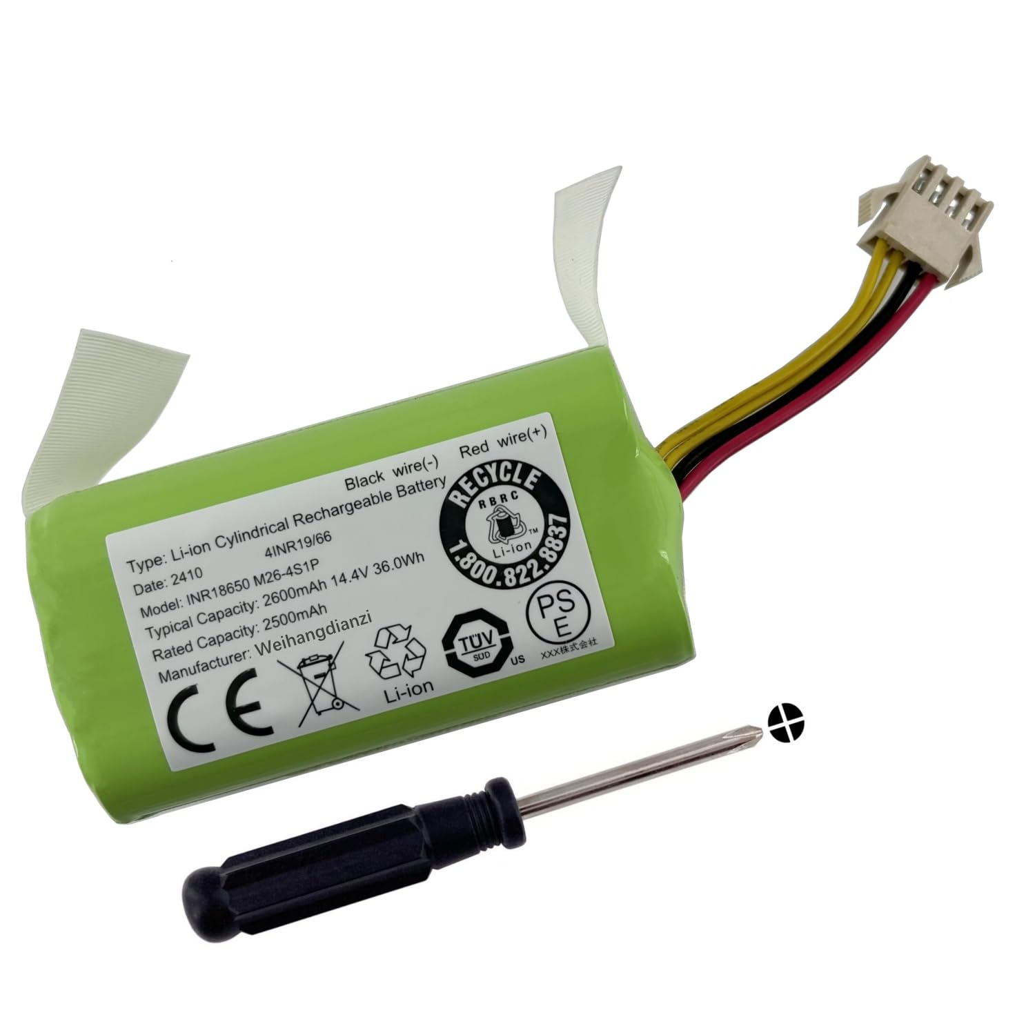 Amazon.com: IFRESEM Replacement Battery for iHome AutoVac Juno