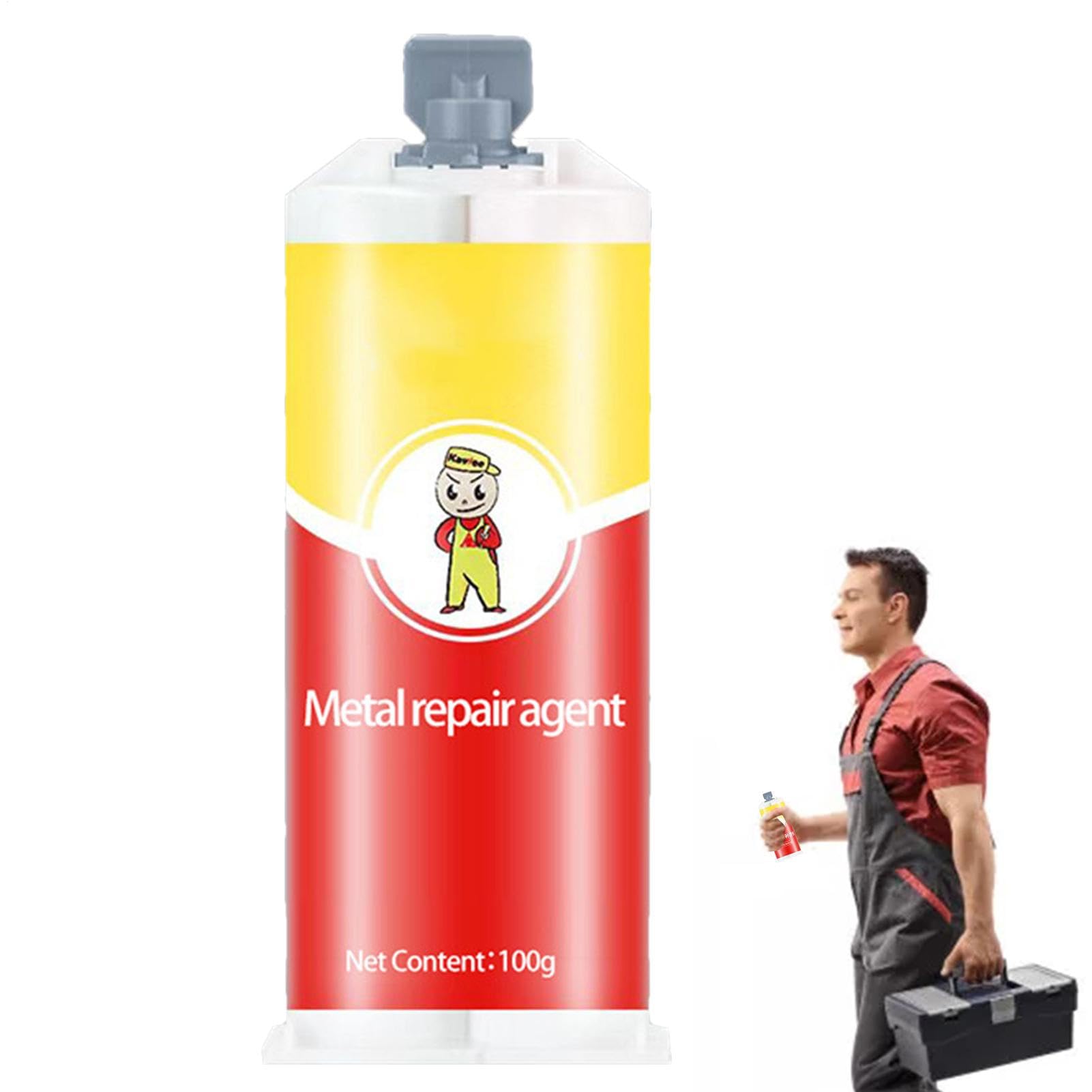 Pegamento Reparador Multiusos - Adhesivo Industrial Para Soldadura De Metales De Uso Pesado - Sellantes Resistente A Altas Temperaturas Para Acero Inoxidable Y Acrílico