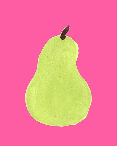 Miniatura 5 de Abstract Fruit No.18 Wall Art Prints. Set of 6-8x10 Unframed Colorful Modern Kitchen Decor. Shades of Blue, Pink,Yellow, Green & Red.