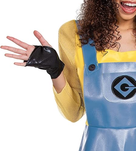 Miniatura 4 de Disguise Disfraz de Minion para mujer, traje oficial de Minions Stuart con falda, gafas y sombrero