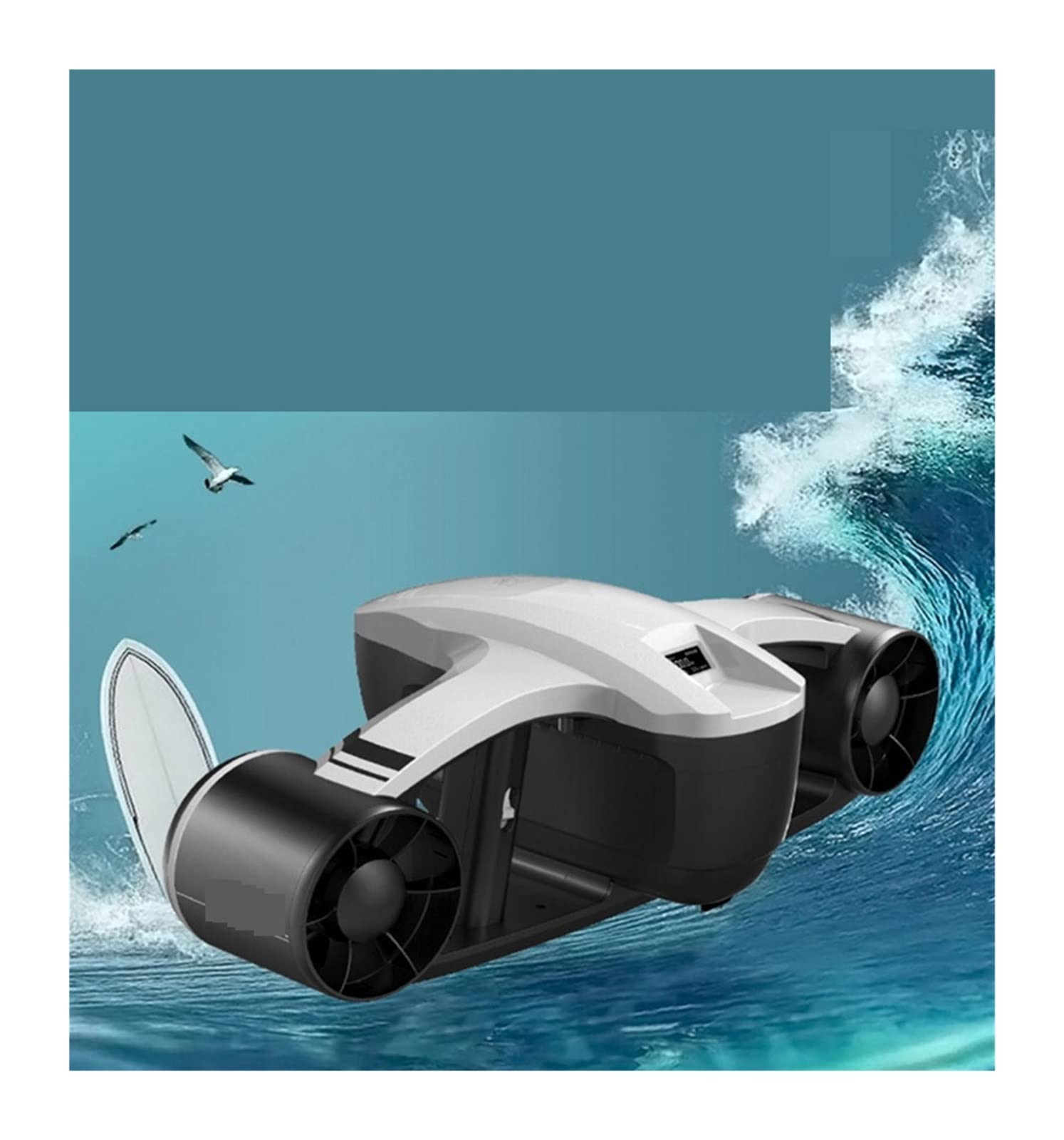 Unterwasserscooter, Booster-Unterwasserstrahlruder, Unterwasserflugzeug, Unbemannter Roboter, Schwimmende Freitauch-Handtauchausrüstung Im Freien(Yellow)
