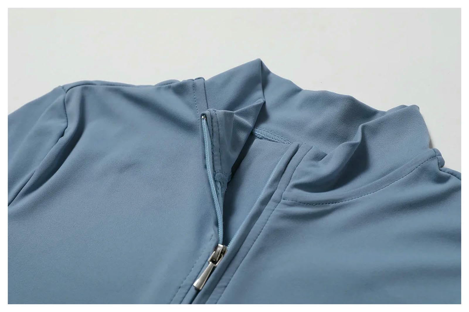 WANGSHUO Legginsy dla kobiet Uk Kombinezony damskie Jednoczęściowe Zipper Długi rękaw Zestaw do jogi Siłownia Push Up Odzież do ćwiczeń Fitness Body Sportswear Tracksuit Tracksuit Tracksuit