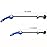 DEER U Road Mountain Bicycle MTB Wheel Hub Front and Rear Skewers Quick Release Clip Bolt Lever Axle QR 145/185 mm, a Pair (Blue)