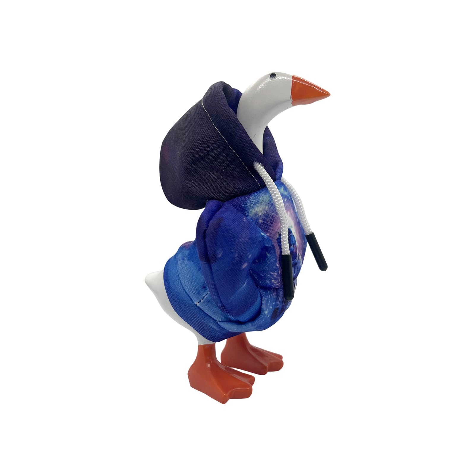 Tsophreniq 7Inch Tiny Geese Statue Outfit Cosplay Garment Hand Washable for Desk Holiday Decoration Easy Wash