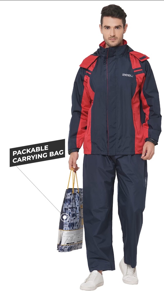 zeel seam sealed raincoat