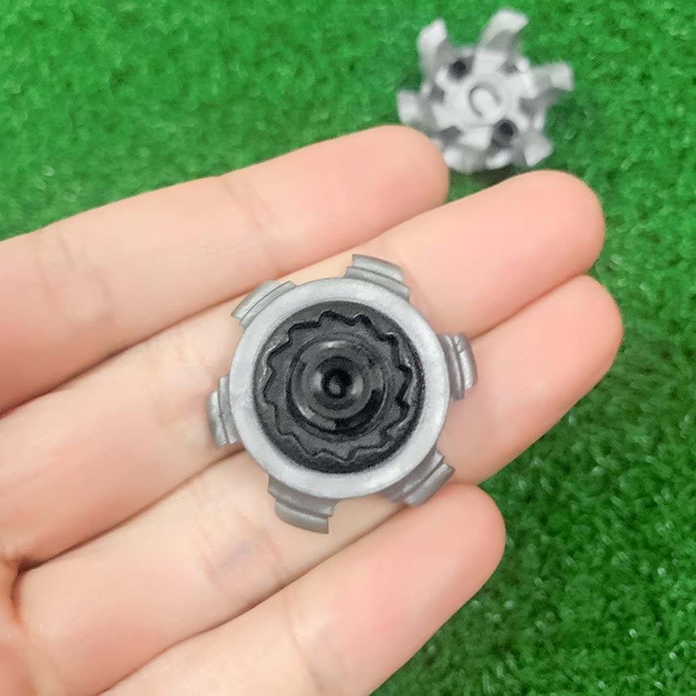 Golf Shoe Spikes,18 Pcs Golf Shoe Spikes for Golf Shoes Rubber Soft Spike Studs Replacement Cleats Golf Spikes Pins
