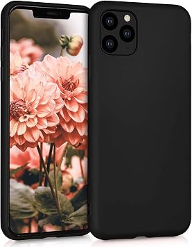 Microsonic Matte Silicone Apple iPhone 11 Pro Max 6.5 i in K l f Siyah [iPhone 11 Pro Max ile Uyumlu K l f - Siyah]