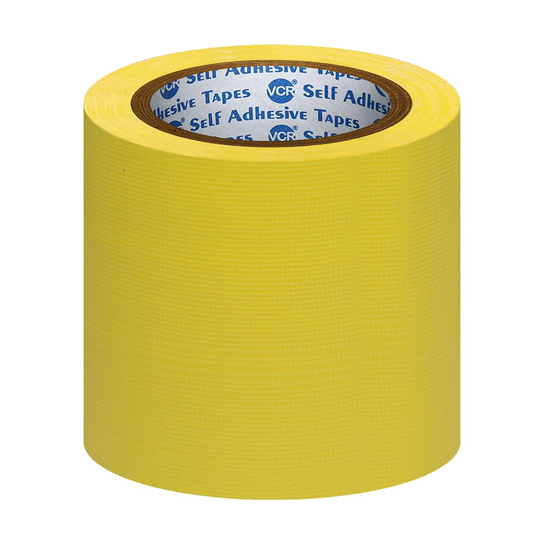 VCR Yellow Duct Tape - 16 Meters in Length 120mm / 5" Width - 1 Roll Per Pack - Strong Book Binding Tape - Waterproof Heavy Duty Duct Tape (B09BK6JDR8) Amazon Price History, Amazon Price Tracker