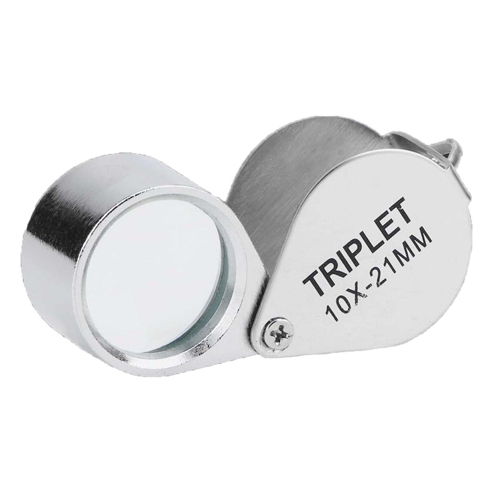 Rongon 10X Jewelers Loupe Magnifier? - ?Pocket Magnifying Glass for Reading, ?Foldable Hand Lens? for ?Jewelry Appraisal?, ?Coin Collecting?, ?Gardening?, ?Rock & Stamp Inspection?