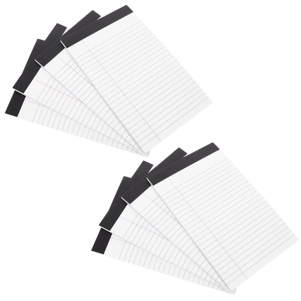 8 pezzi Blocco Note con Righe Memo Pad Legale da Ufficio Taccuino Portatile per Pianificazione e Appunti Quotidiani