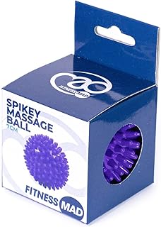 Fitness-Mad Spikey Massage Ball, Purple, Small 7cm