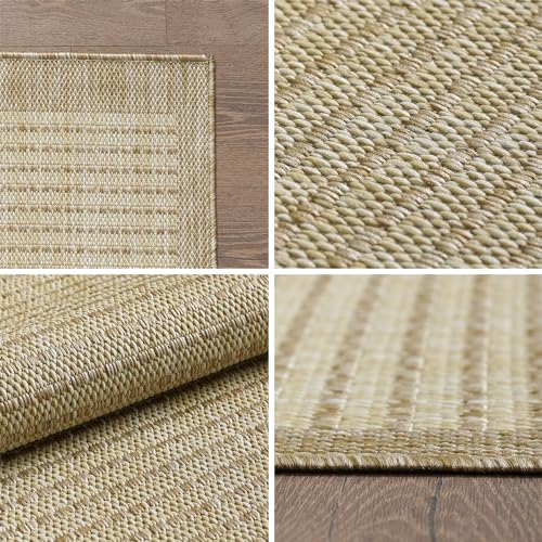 Tapis de cuisine lavable et imperméable SIMPEX beige 80x250 - 3