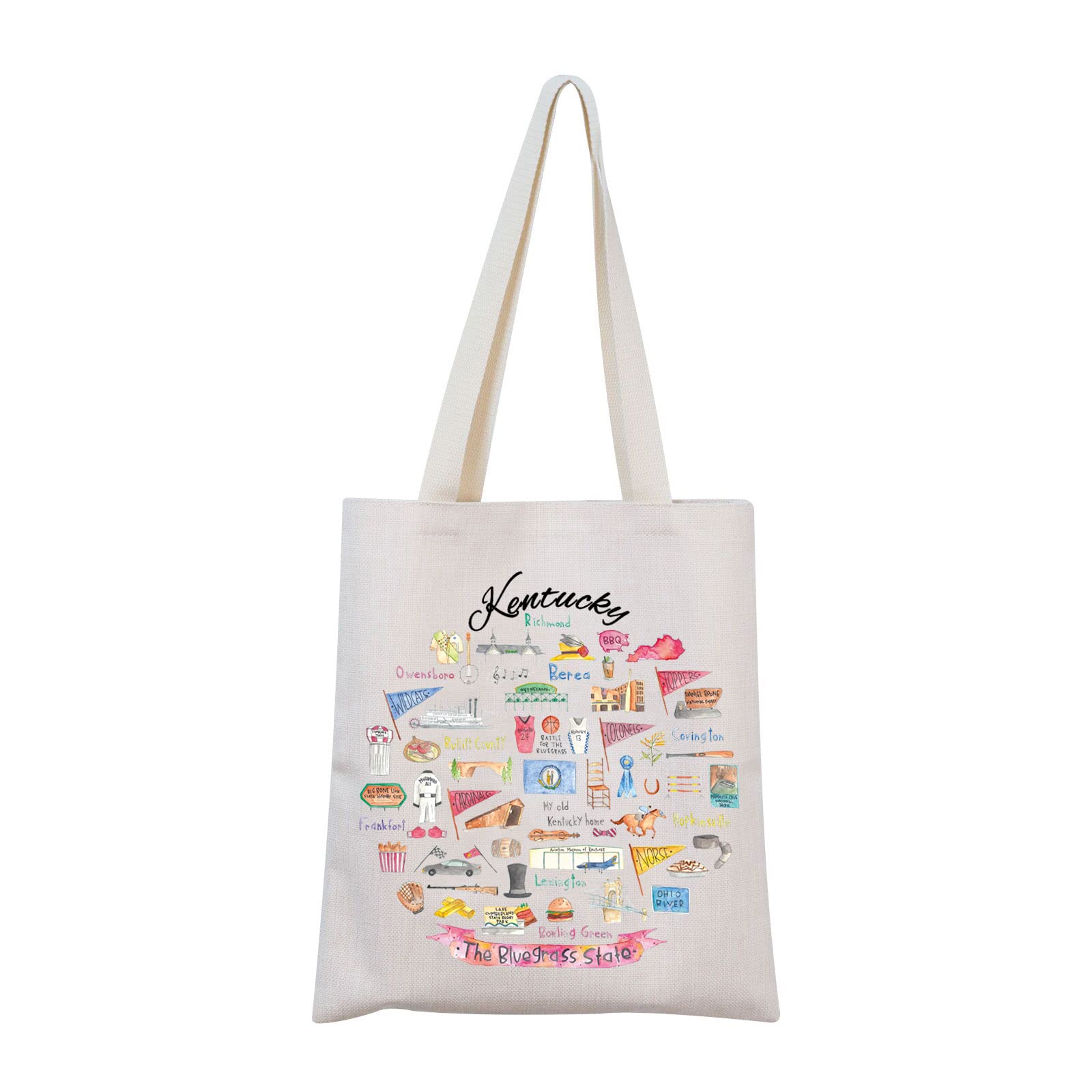 MNIGIU Kentucky Tote - Kentucky Souvenir Gift & Travel Bag