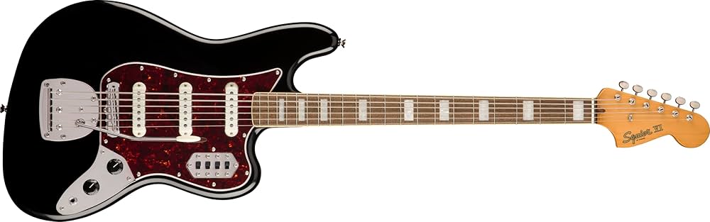 Squier by Fender Classic Vibe Bass VI - Laurel - Black