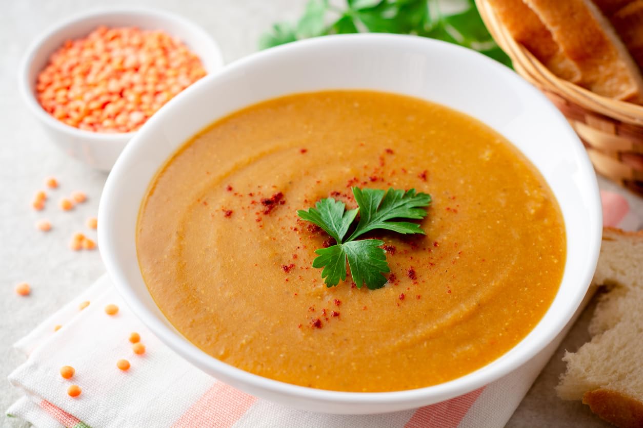 SoleilFOOD Rote Linsen 25 kg Sack – Red Lentils Mercimek Hülsenfrüchte | Feinste Qualität