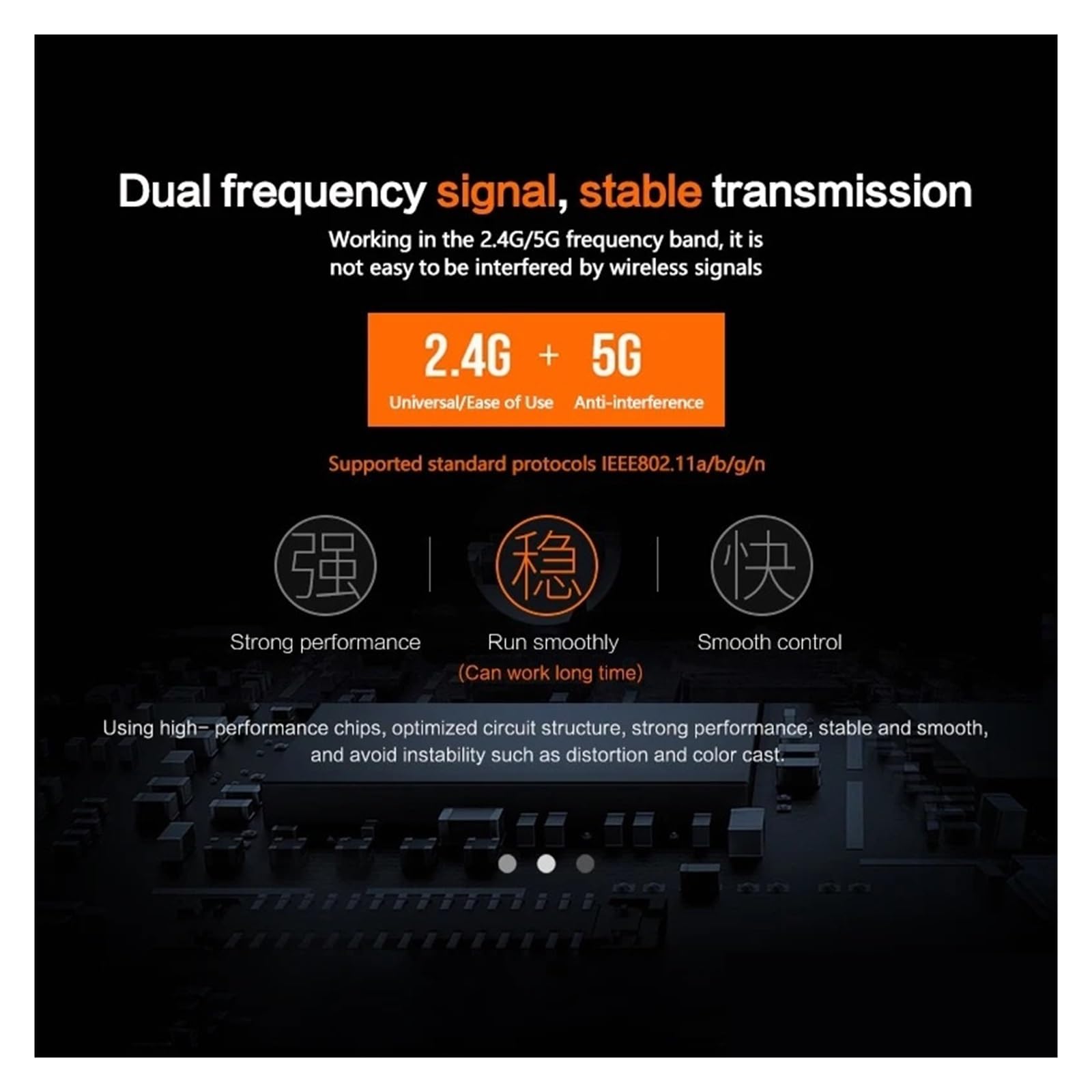 Trasmettitore e Ricevitore KVM USB Wireless Dual Band 2.4/5.8G for collegare PC a Wi-Fi, estensore Video TV per Lo Streaming di Giochi e la Registrazione Multi-Sorgente