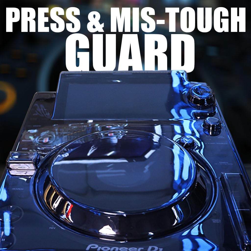 GORPANIX CDJ 3000 Cover Equipment Protective Cover, Purpose-Built to Prevent Spills, Pressure Damage & Booth Accidents for Pioneer DJ CDJ-3000, Hard Shell Protector for Travel, Studio, Club, Party