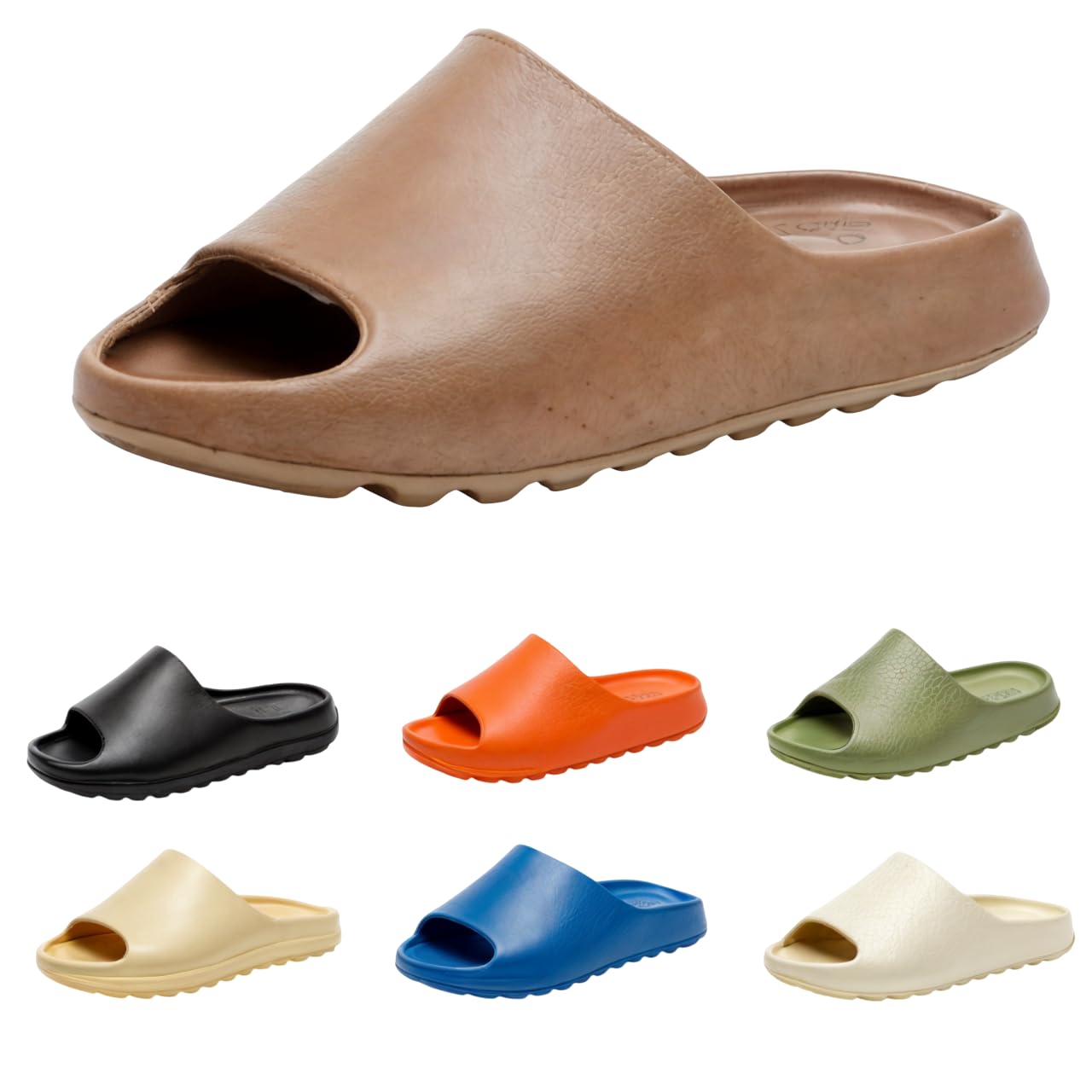 Pillow Slippers for Women and Men Cloud Platform Slides Anti Slip Cloud Slippers Lightweight EVA Comfy Shower Slides Open Toe Sandals for Indoor and