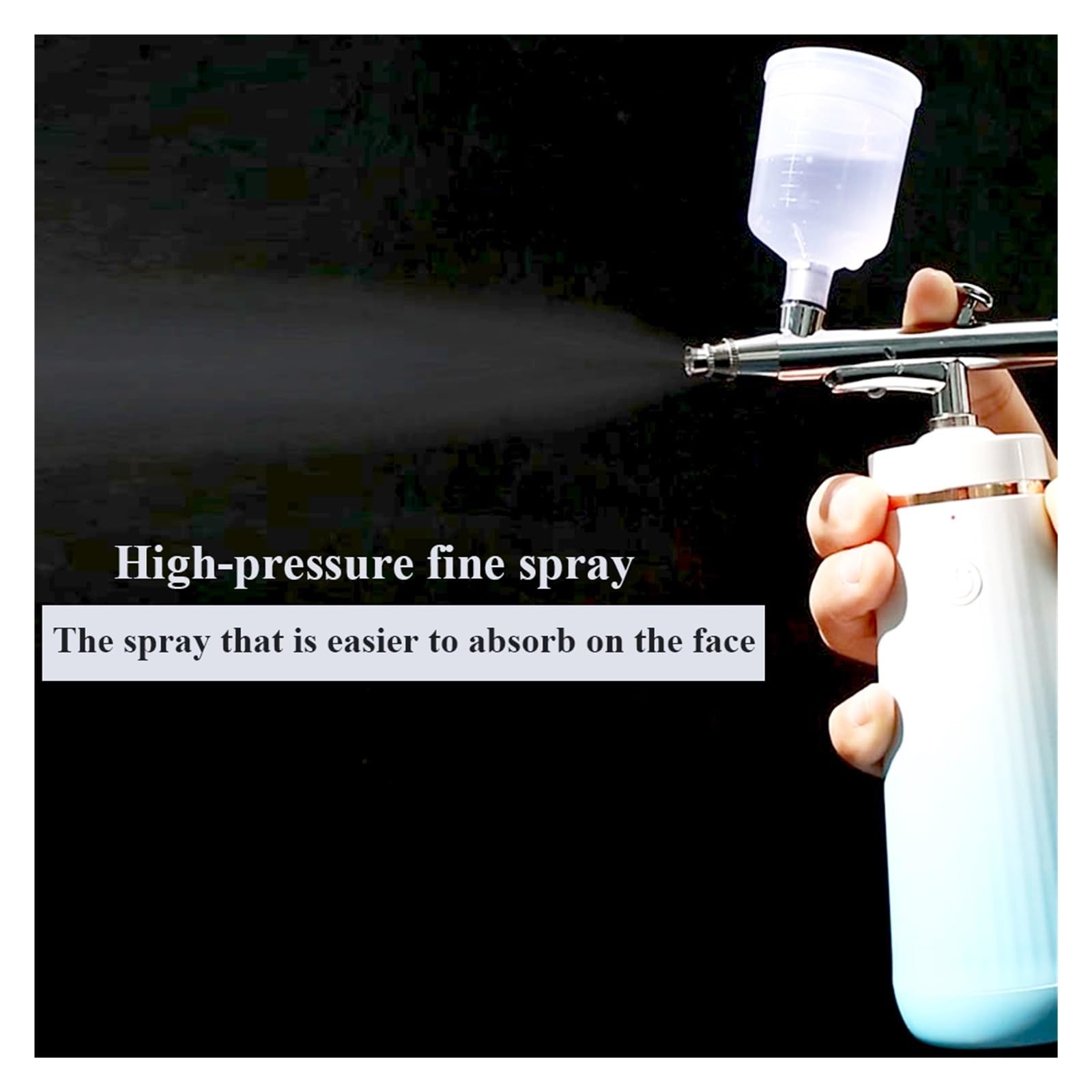 Pulverizador de vapor Facial, vaporizador Nano iónico, pulverizador inyección oxígeno, máquina hidratante for el cuidado la piel del SPA Precisión Esfuerzo Pulverización Uniforme(PURPLE SET)