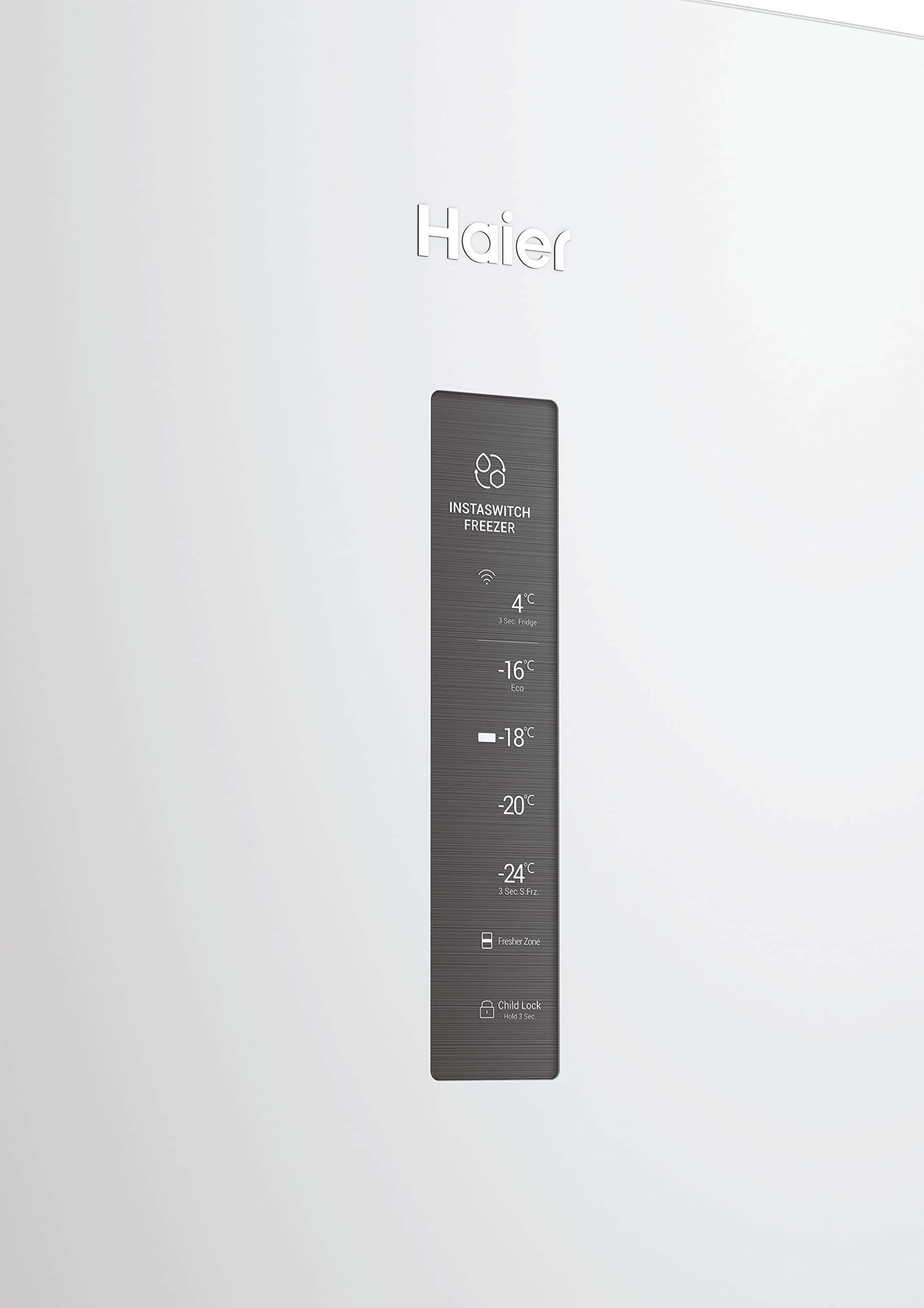 Haier Instaswitch Congelatore Verticale a Cassetti, 285 Litri, Monoporta, Connessione Wi-Fi e BLE, No Frost, con Luce LED, Classe E, Libera Installazione, 59,5 x 67,5 x 171 cm, Bianco - H3F285WEH1
