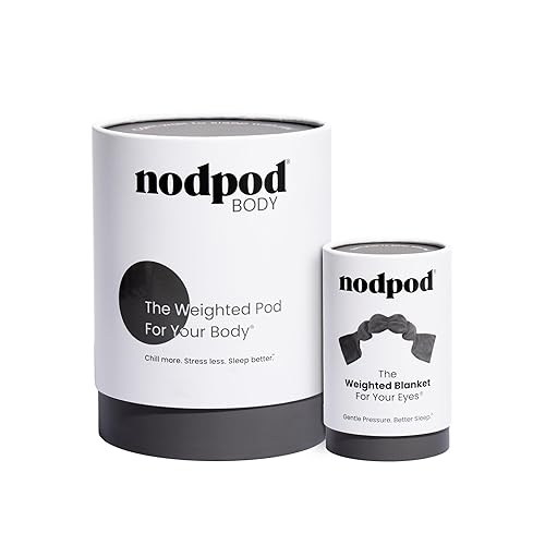 Nodpod Bundle - Weighted Blanket & Sleep Mask – Ultra-Soft