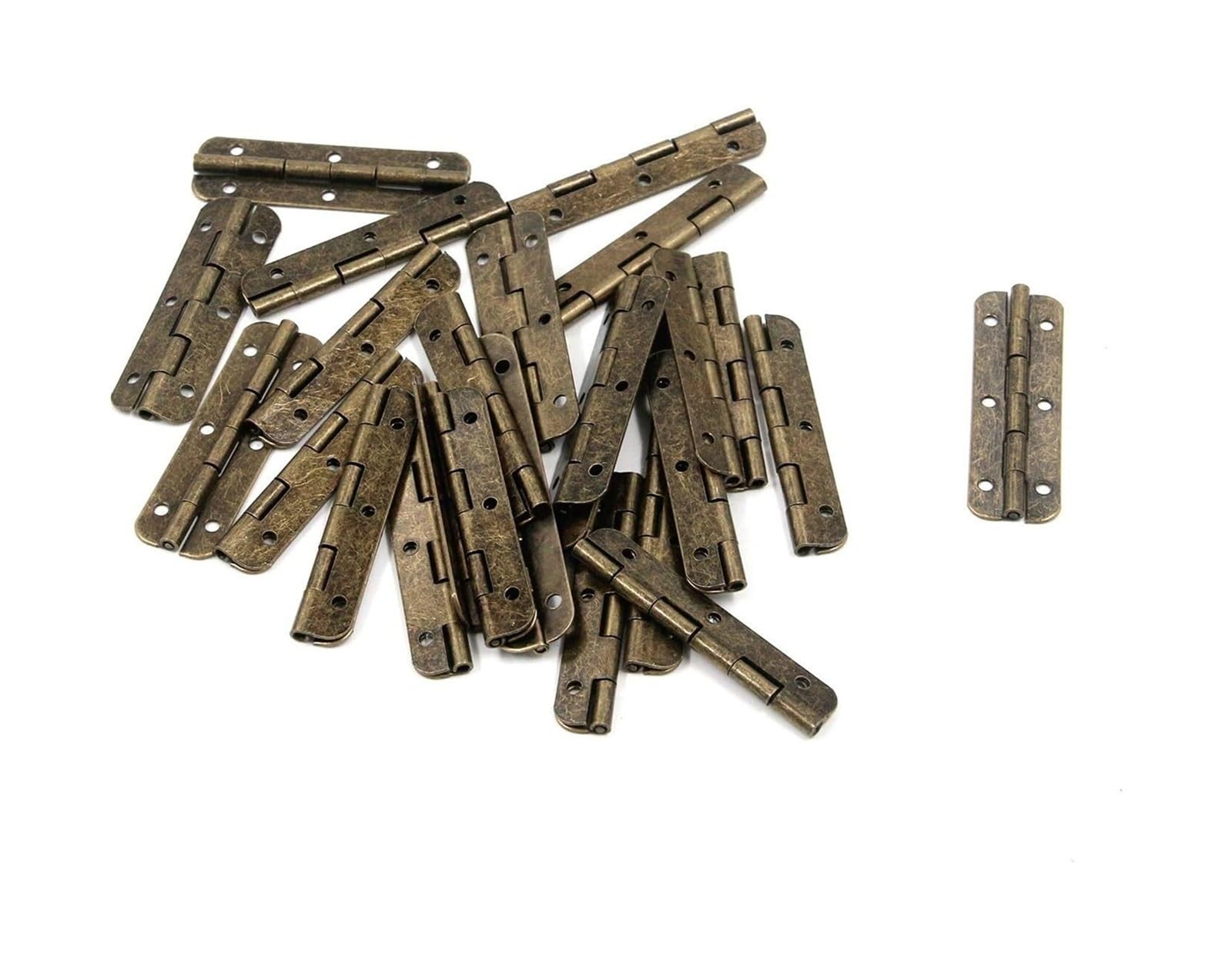 Charnières de porte pliantes pour armoire en bronze mécanique fluide 24 pcs