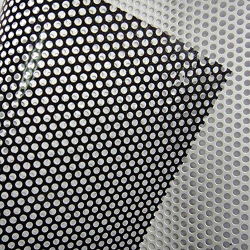 Vinilo perforado para ventana 42 pulg x 1200 pulg autoadhesivo miniatura 2