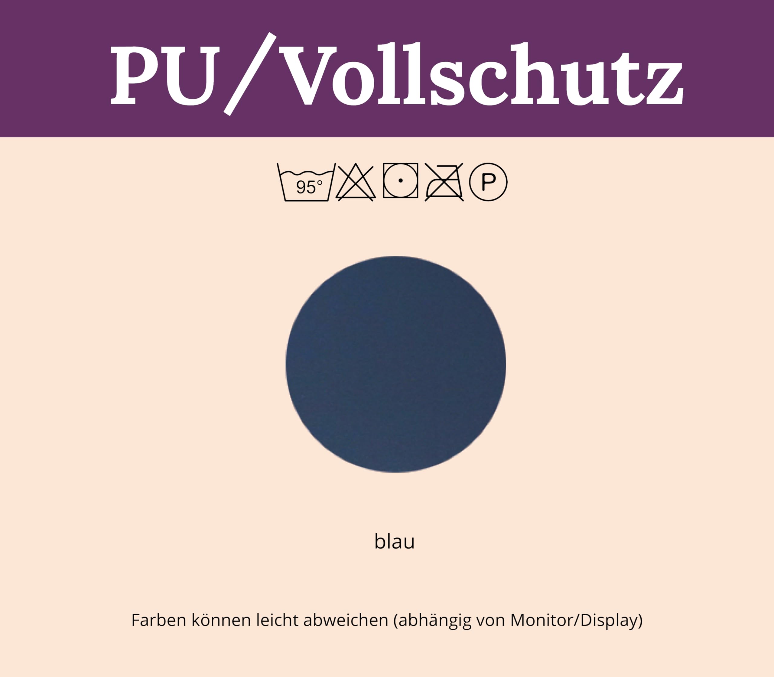 Biona Reise-Matratzenauflage 6 cm Viscoschaum+Bezug+Matchsack (Frottee weiß, blau)