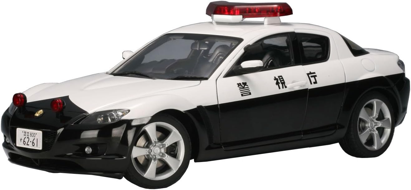 AUTOart マツダ RX-8 警察車両 1:18 Amazon.co.jp: オートアート マツダ RX-8 警視庁 パトカー 118 MAZDA