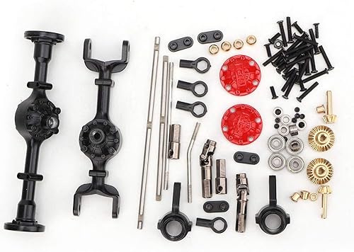 Tbest Juego de piezas de repuesto de metal para automóvil a control remoto, compatible con amortiguadores 116 B14 B24 B26 C14 C24 RC modificación de