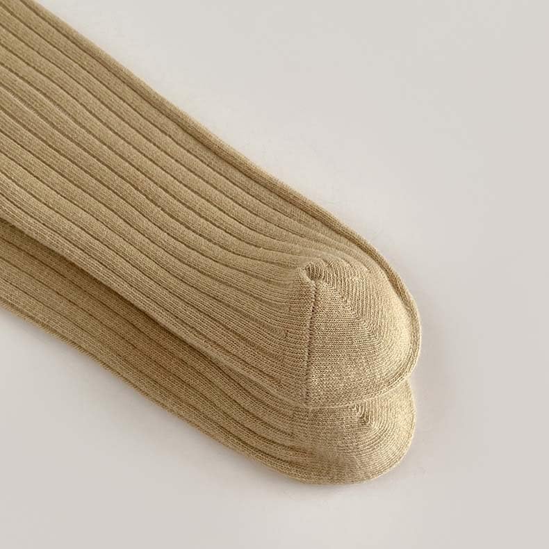 Knee High Socks for Girls, Cotton Toddler Long Stockings Princess Dress Bow Stockings 2-7 Years, 3 Pairs3