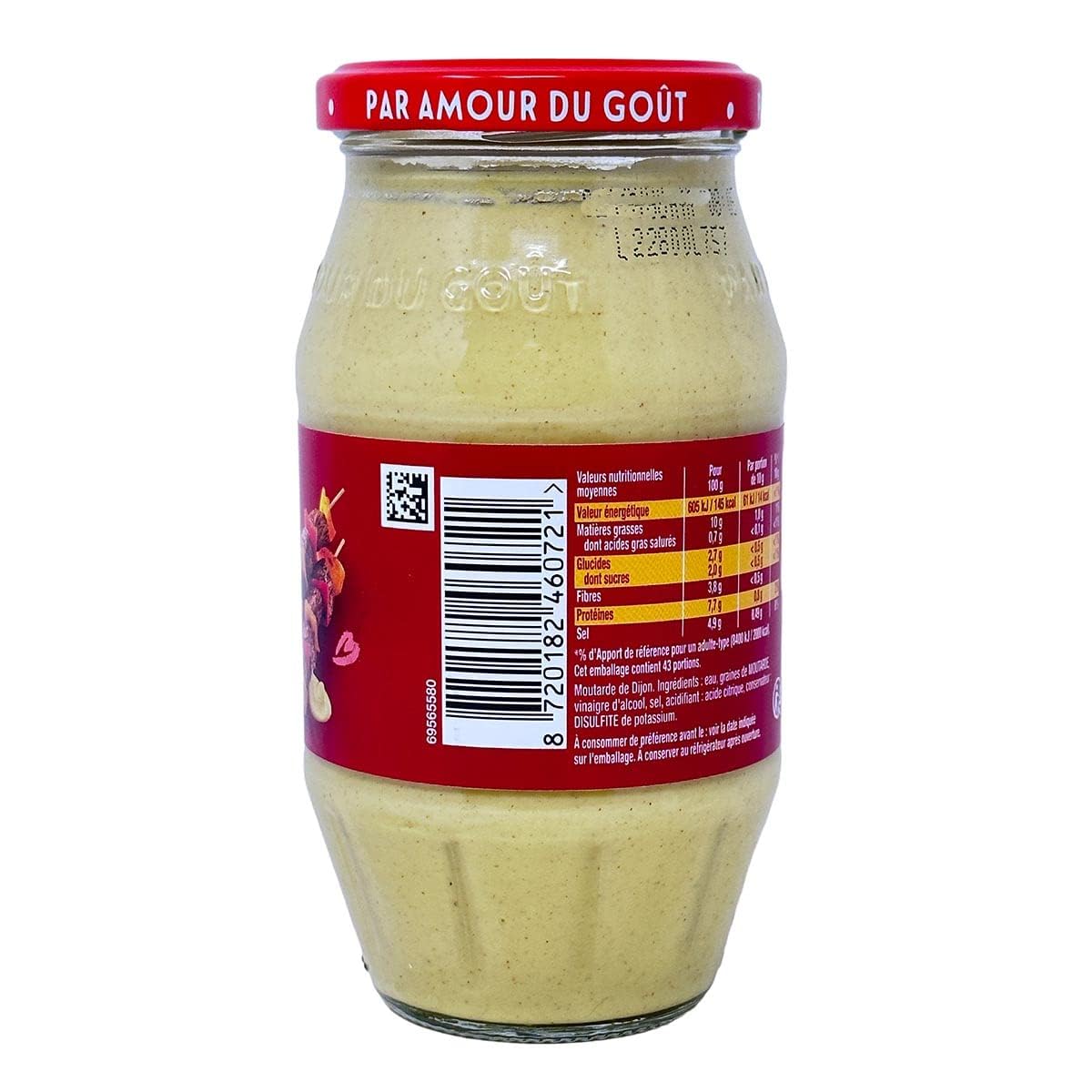 Amazon.com : Amora Dijon Mustard Pack of 6 Large Jar : Grocery
